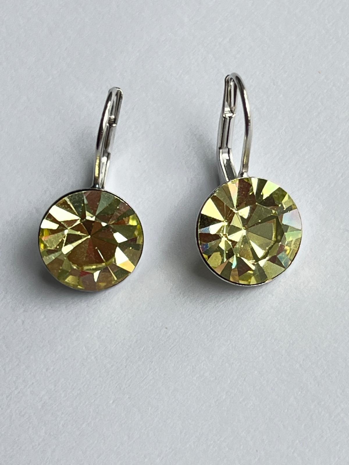 3118 Vintage Swarovski Kristallen Ohrhänger 9mm