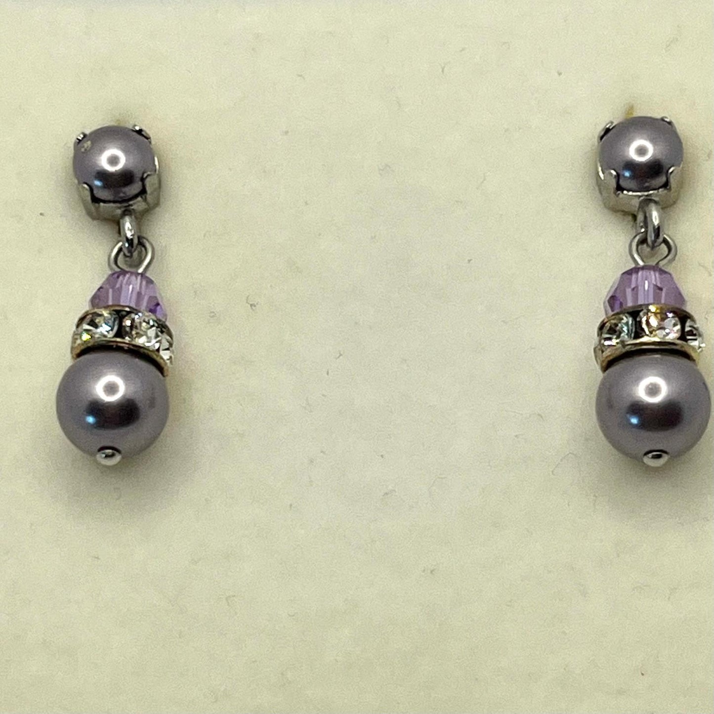 30628 Vintage Swarovski Kristallen Ohrhanger 27mm