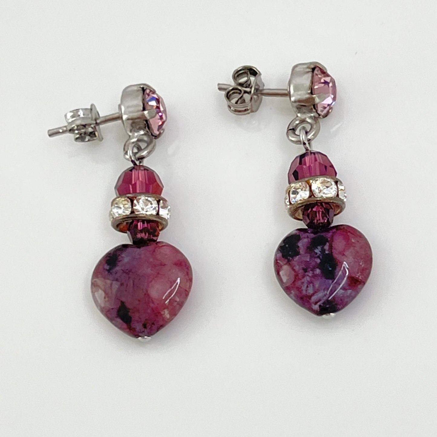 30345 Vintage Swarovski Kristallen Ohrhänger 22mm