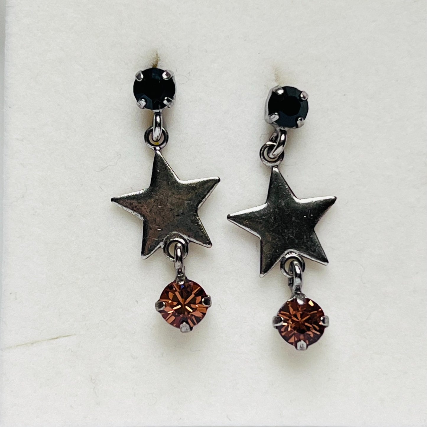 3900 Vintage Earrings mit Swarovski-Kristallen 35mm