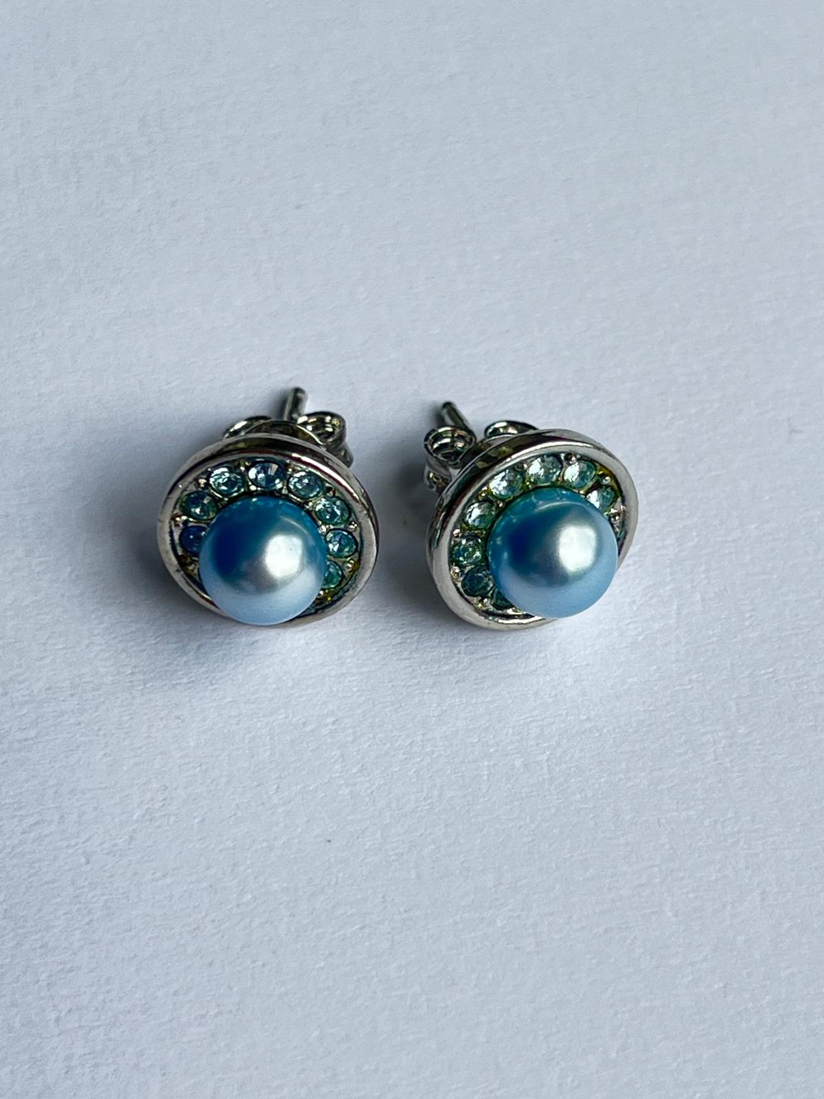3102 Vintage Swarovski Kristallen Ohrhänger 10mm