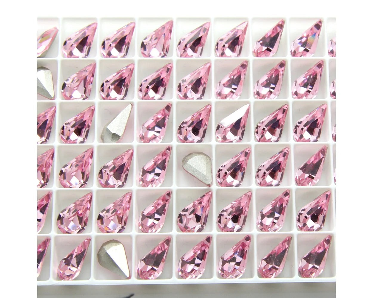 Swarovski® Fancy Pear Light Rose 13mm
