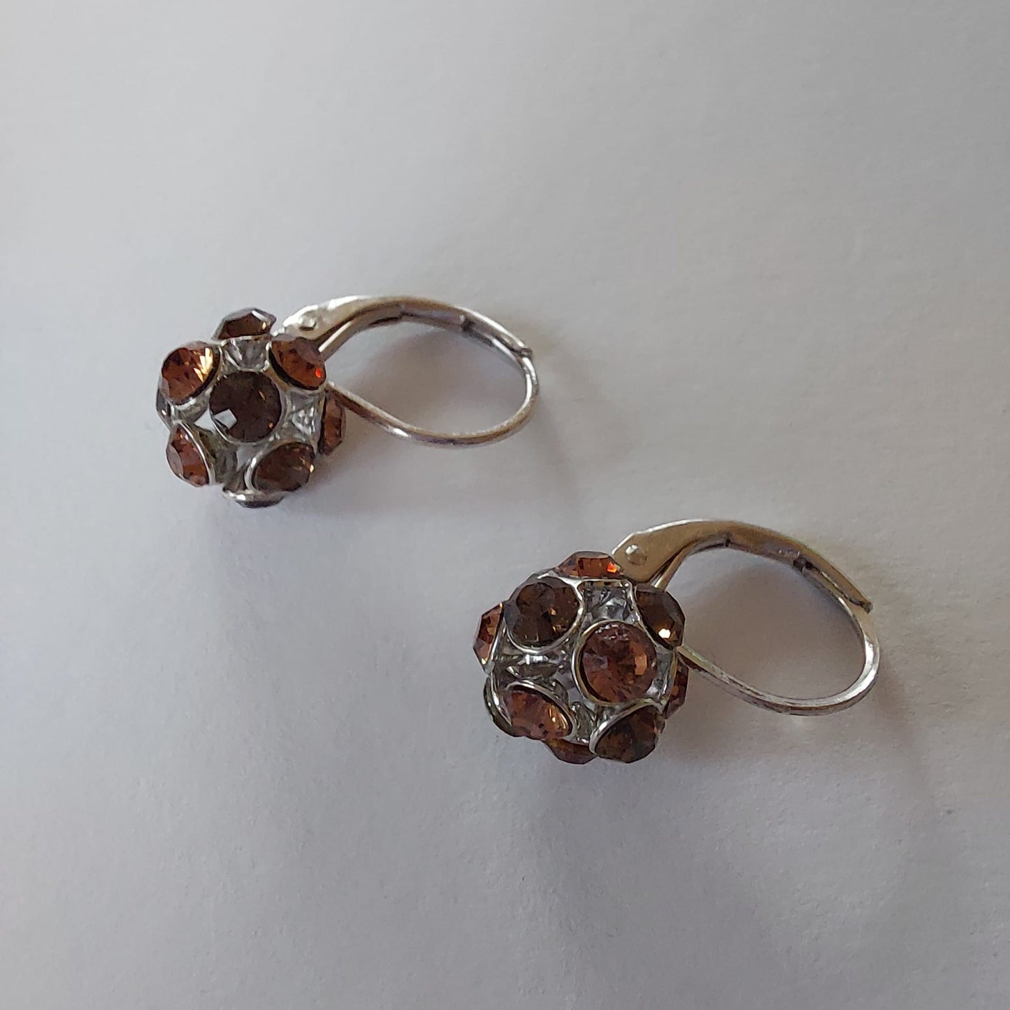 3752 Vintage Earring mit Swarovski Crystals