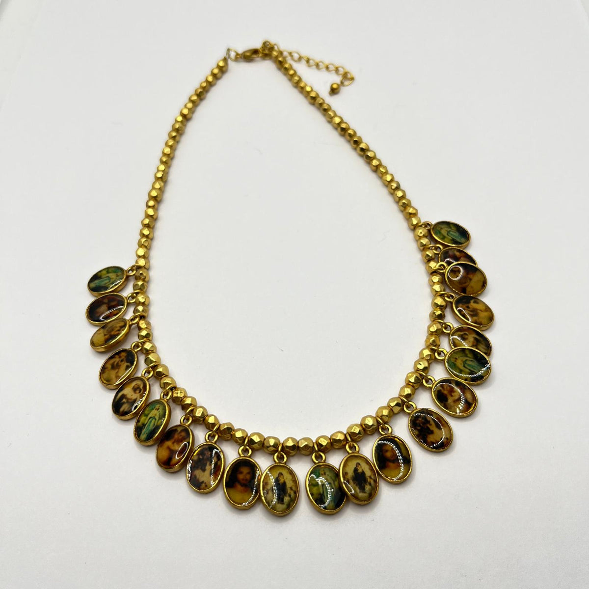 6371 Vintage Swarovski Kristallen Halskette 38cm