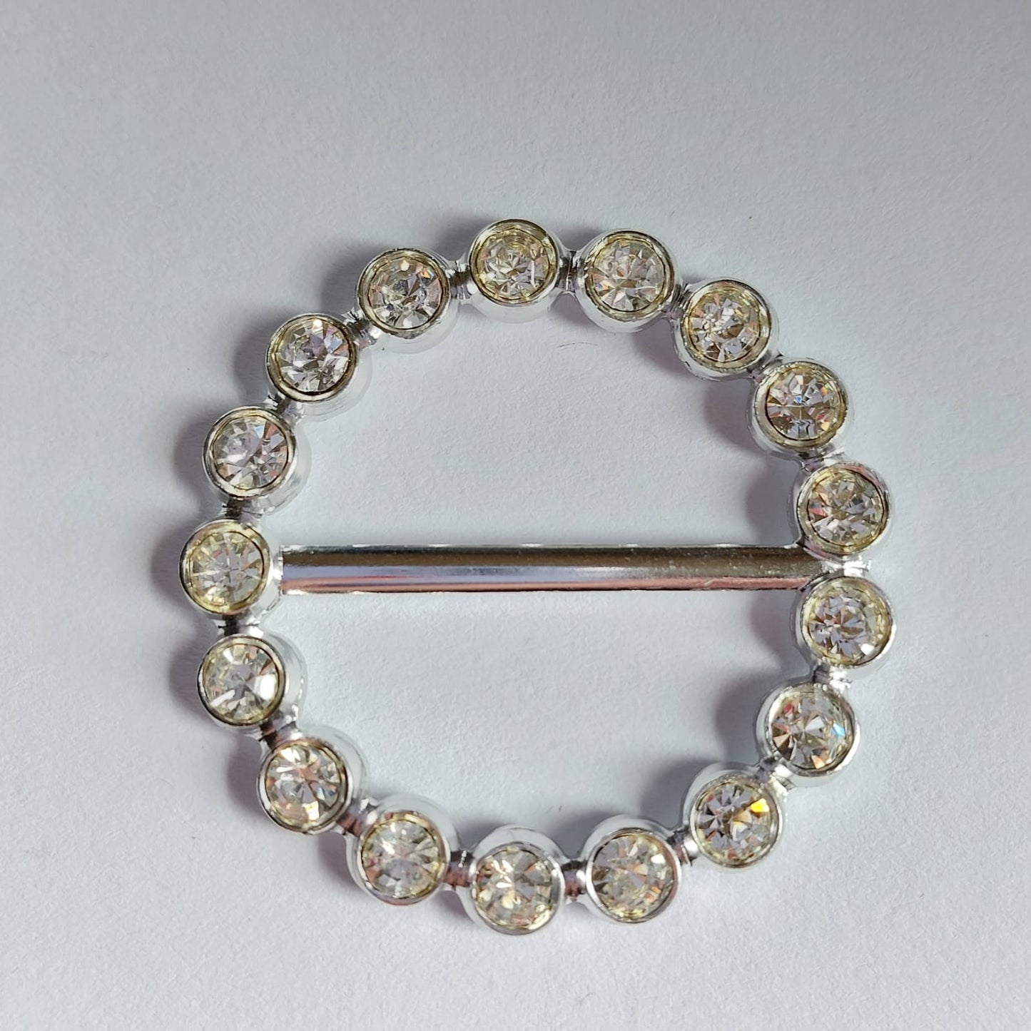 2108 Silberne Gürtelschnalle 43mm