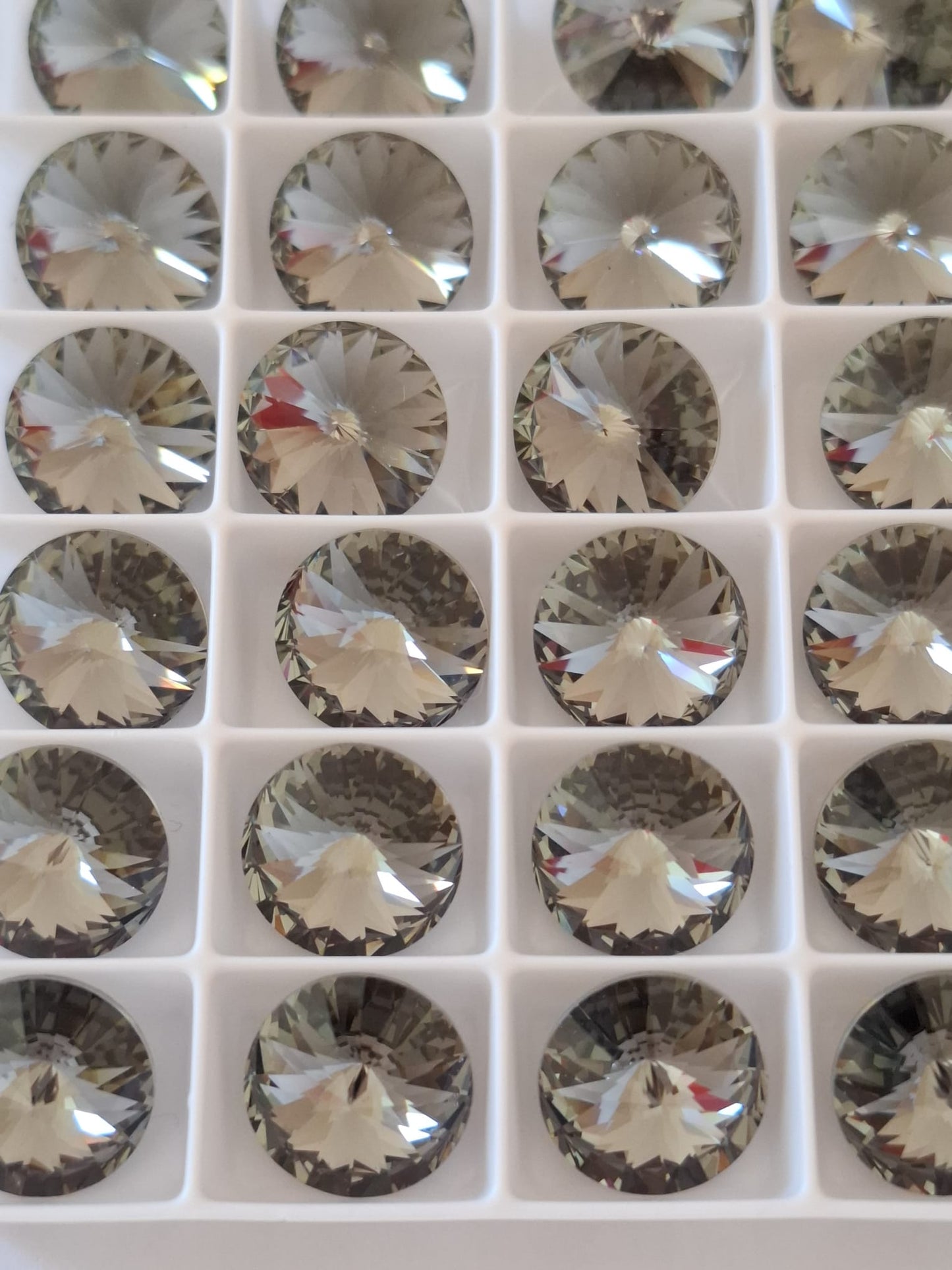 Swarovski® Rivoli Black Diamond 12mm