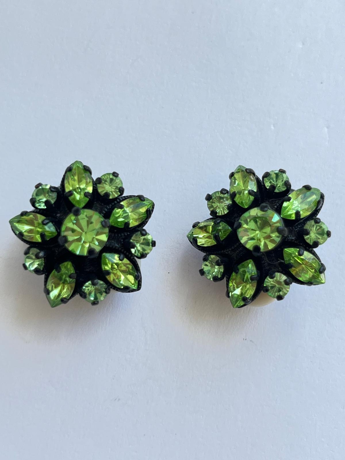 3036 Vintage Swarovski Kristallen Ohrclip 20mm