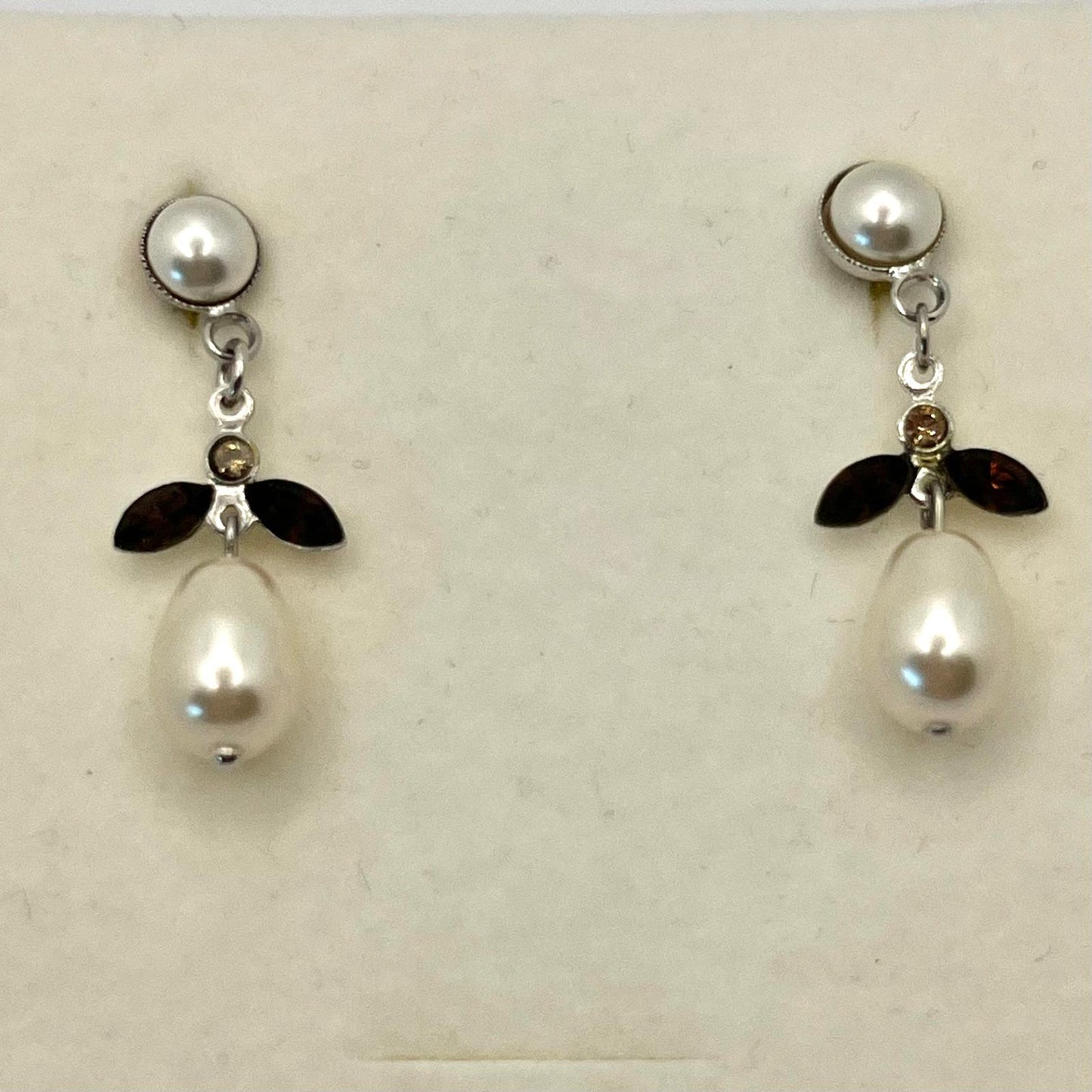 30624 Vintage Swarovski Kristallen Ohrhanger 33mm