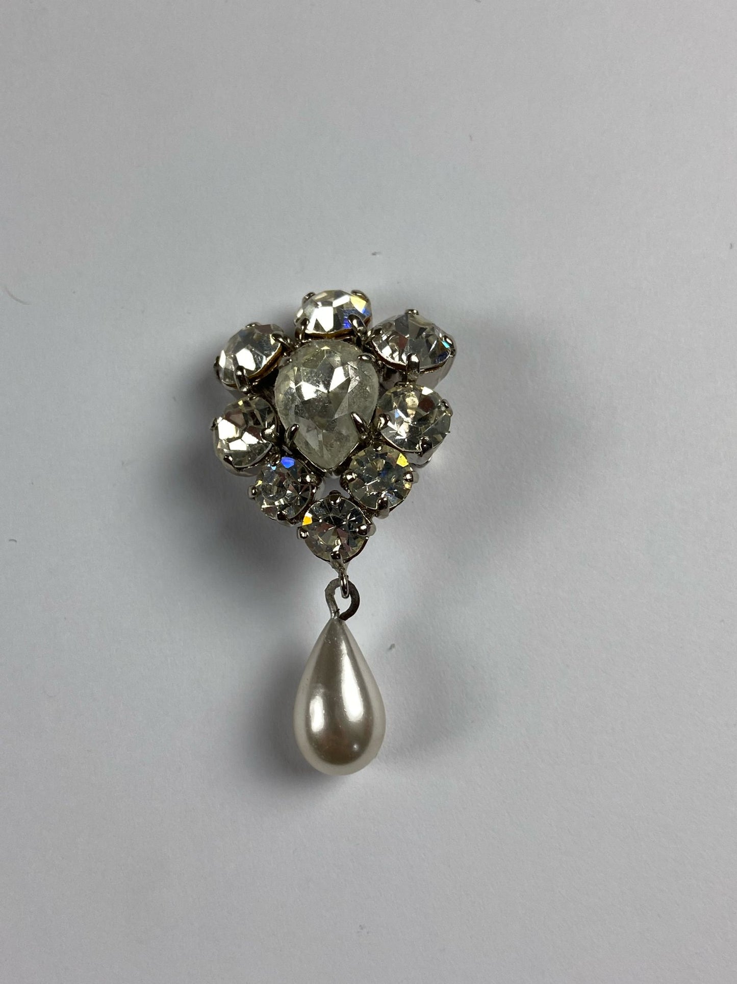 8749 Vintage Swarovski Kristallen Brosche 50mm