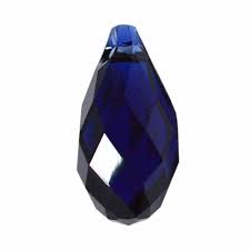 Swarovski® Anhänger Briolette Dark Indigo 11mm