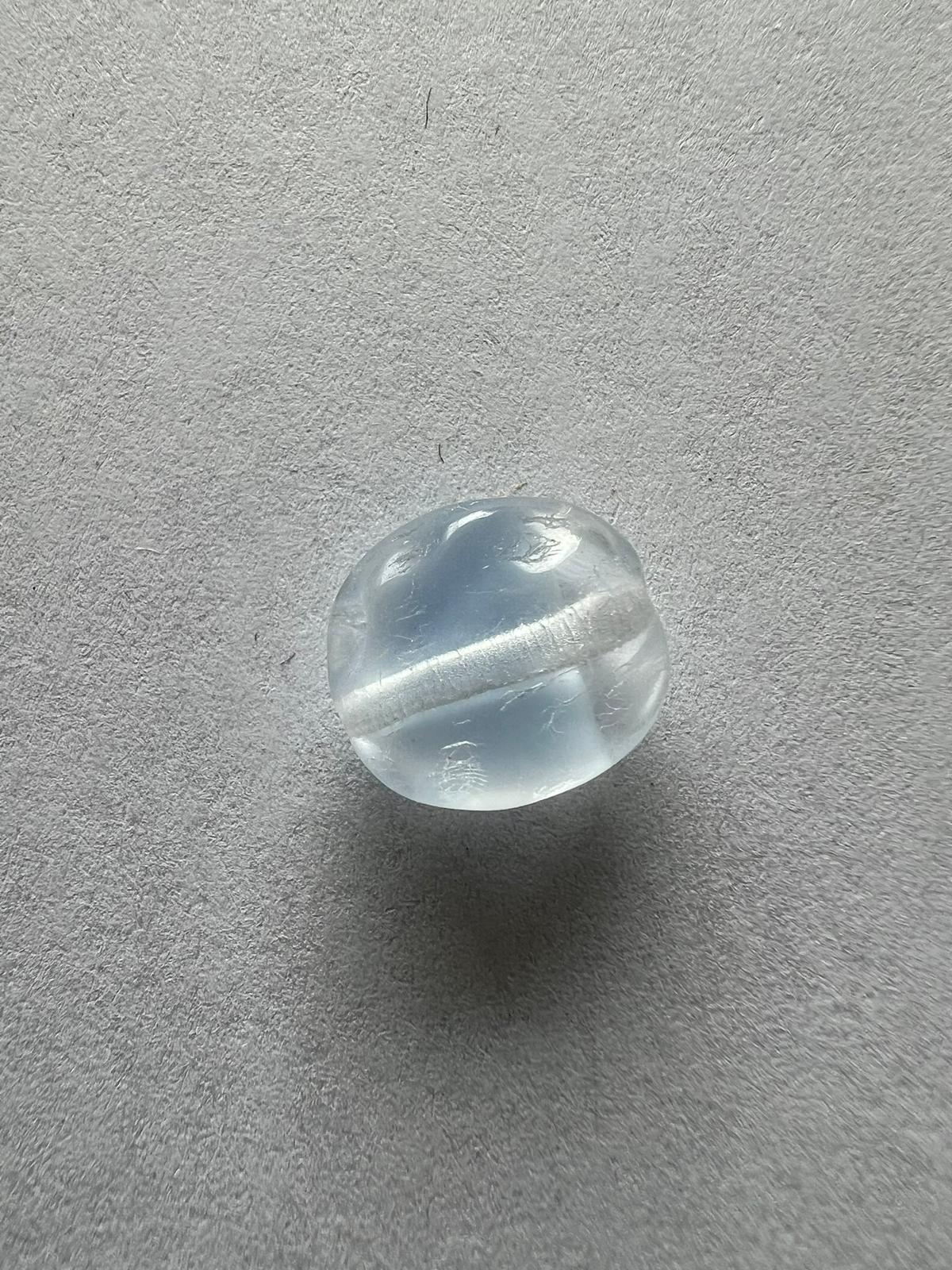 5702 Vintage Perlen Klar Hellblau 11mm