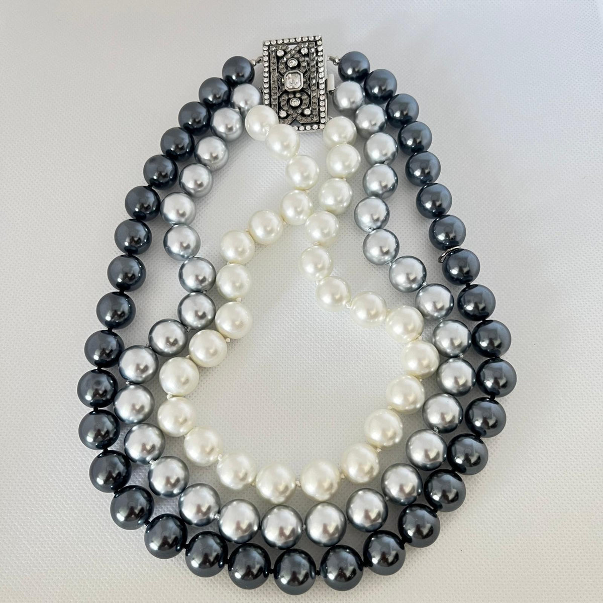 6242 Vintage Swarovski Kristallen Halsketten 55cm