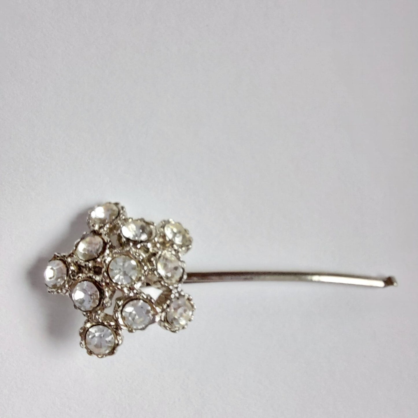 5020 Vintage Haarnadel mit Swarovski Kristallen 48mm