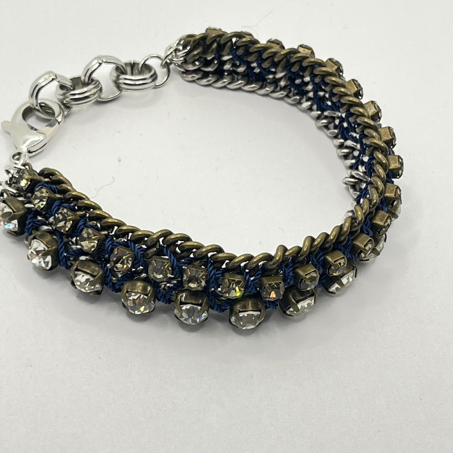 7067 Vintage Swarovski Kristallen Armband 22cm