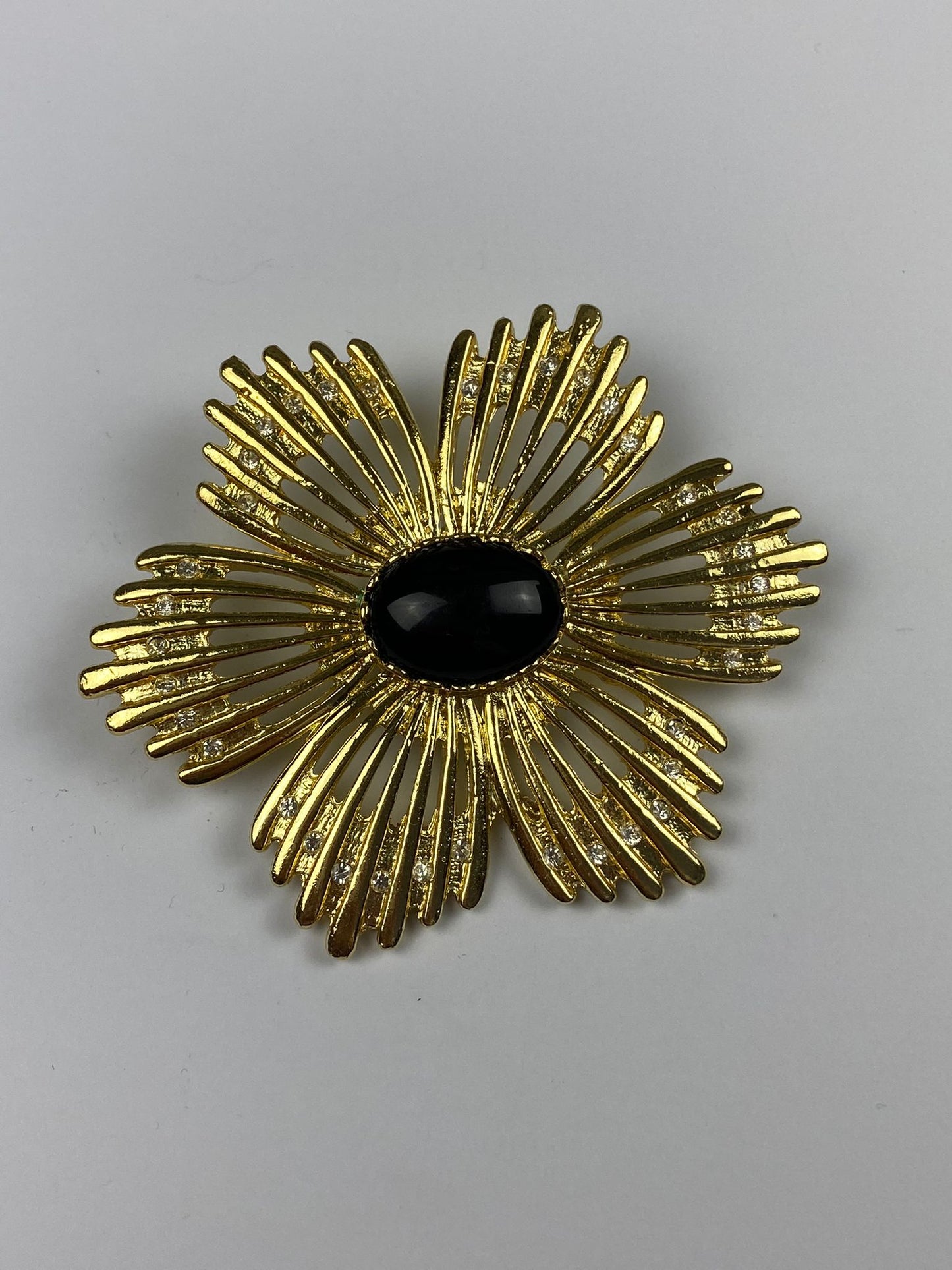 2388 Vintage Swarovski Kristallen Gürtelschnalle 96mm