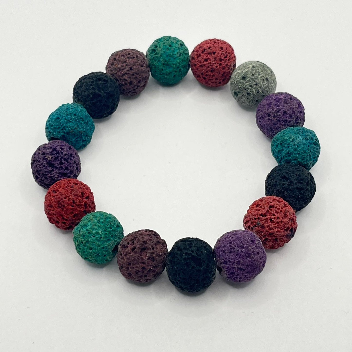 7057 Vintage Lavastein Armband 19cm