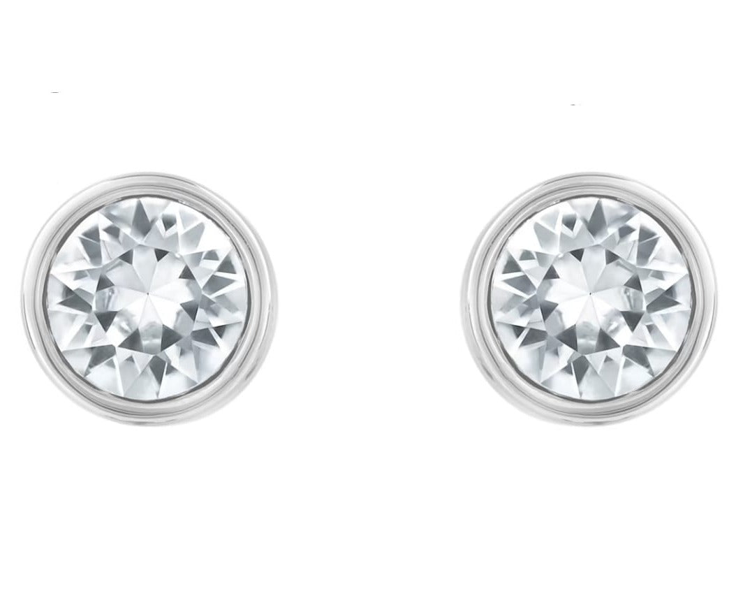 Swarovski® Flatback Hotfix Ringed Crystal Silver Ring SS34