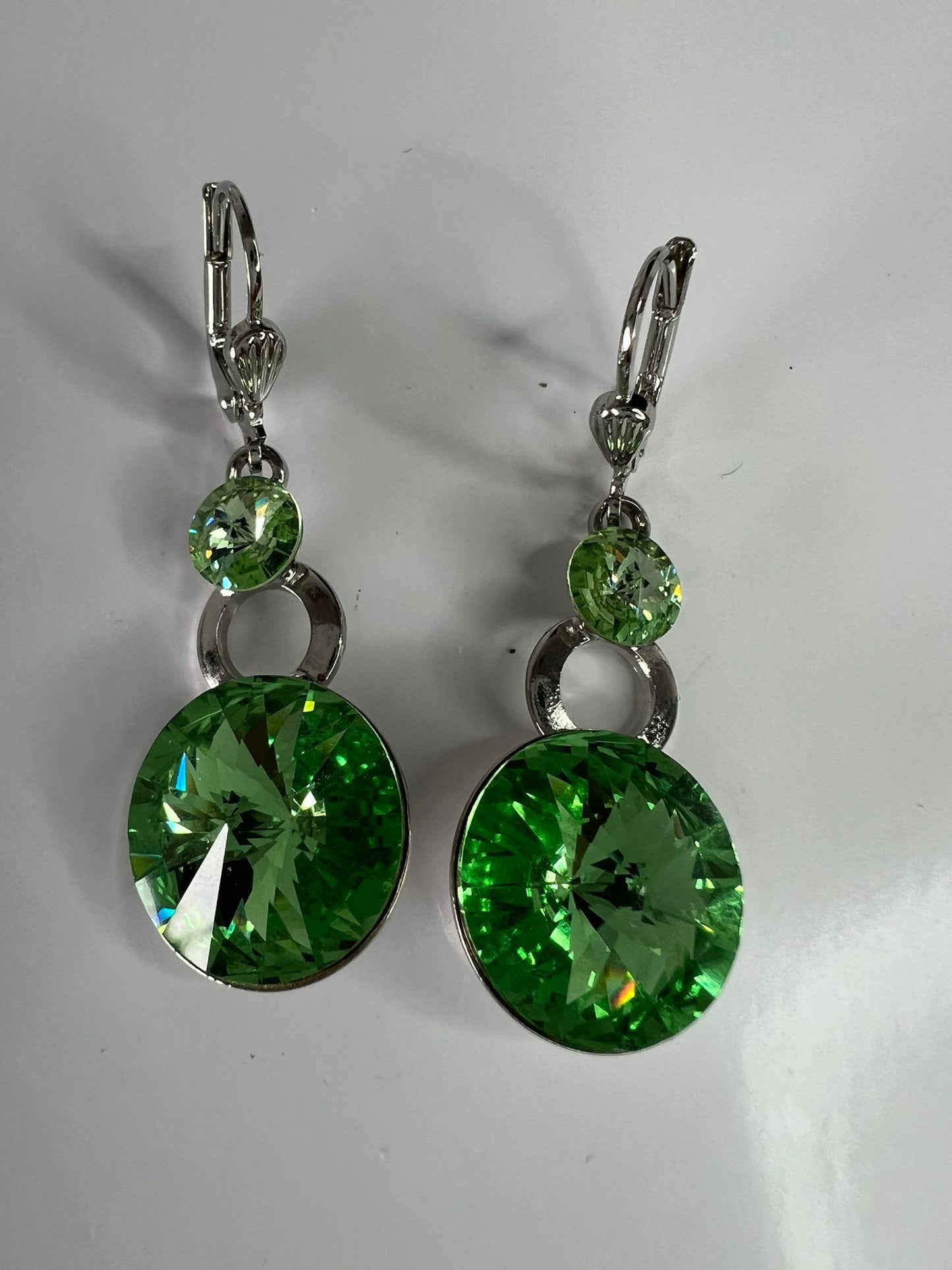 30405 Vintage Swarovski Kristallen Ohrhänger 25mm