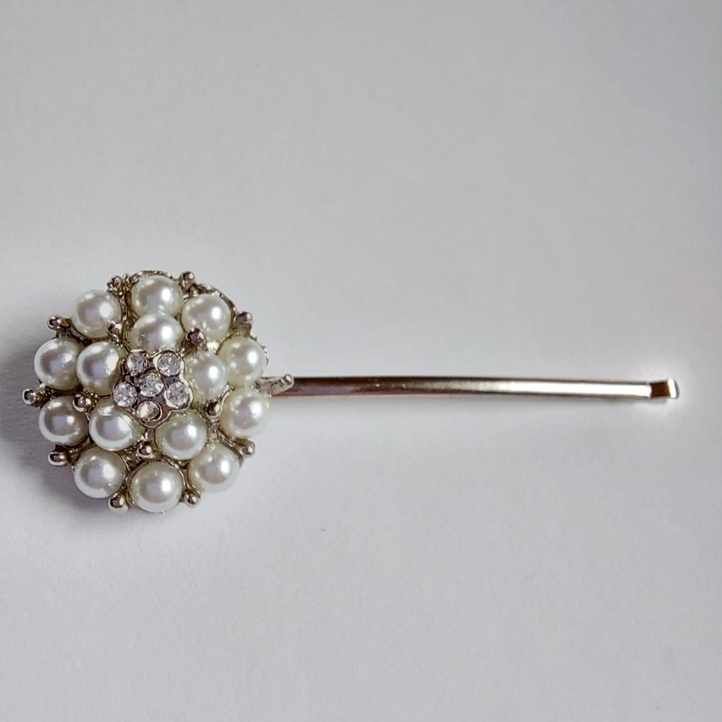 5030 Vintage Haarnadel mit Swarovski Kristallen 48mm