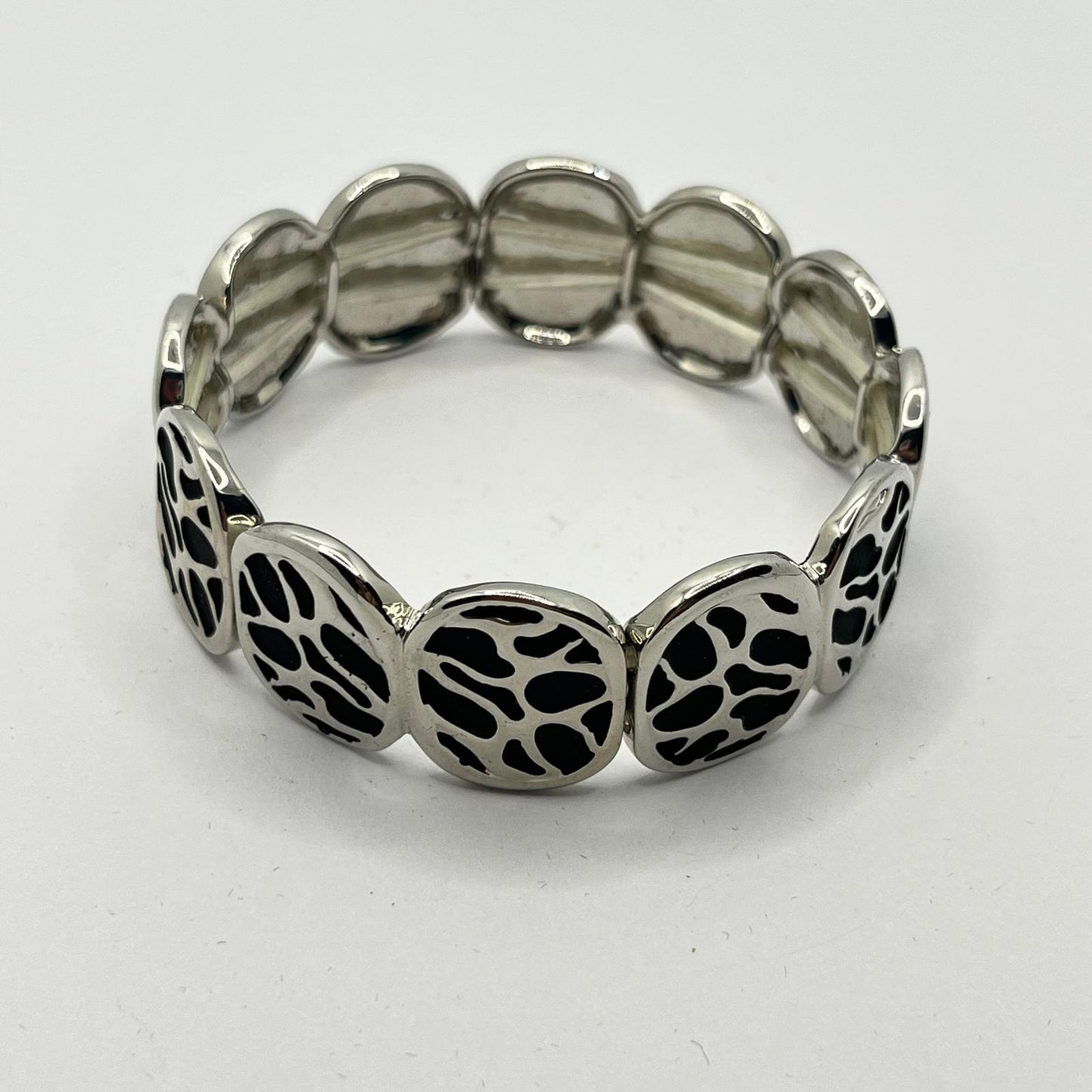7066 Vintage Rhodium Armband 18cm