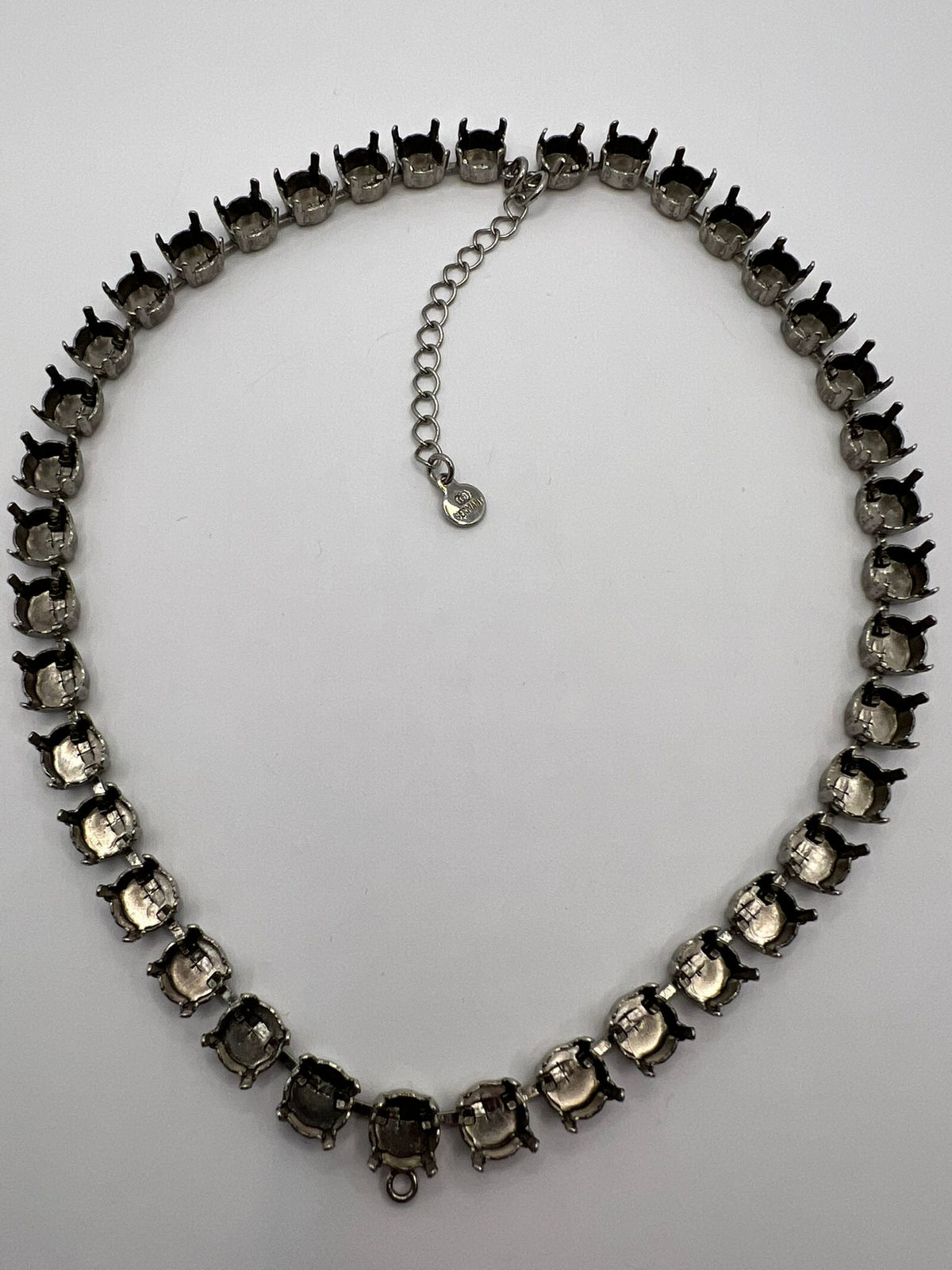 6488 Vintage leerer Kette zum Befüllen mit Swarovski Kristallen 39cm