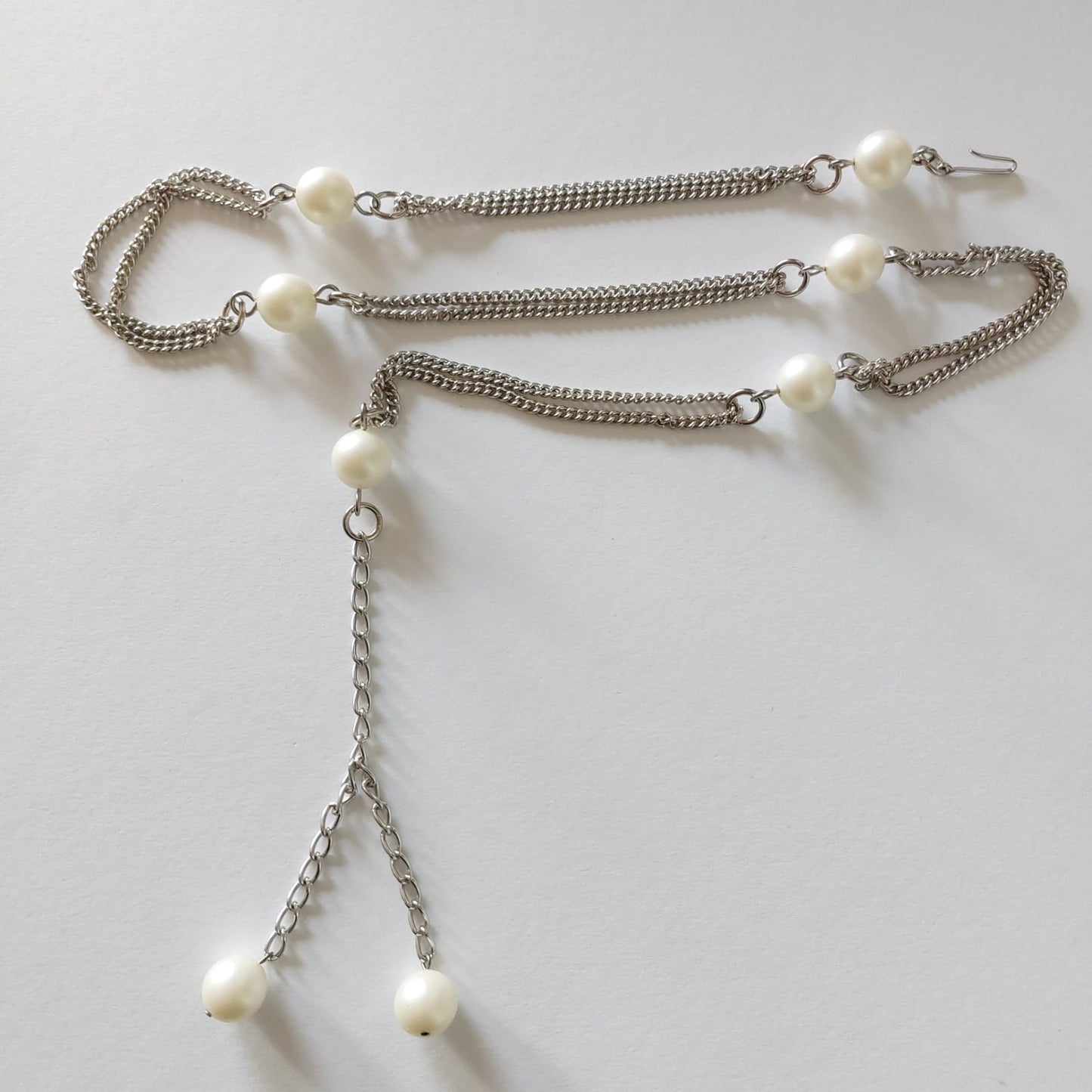 Trachten Miederkette mit Swarovski Perlen 85x1.5cm