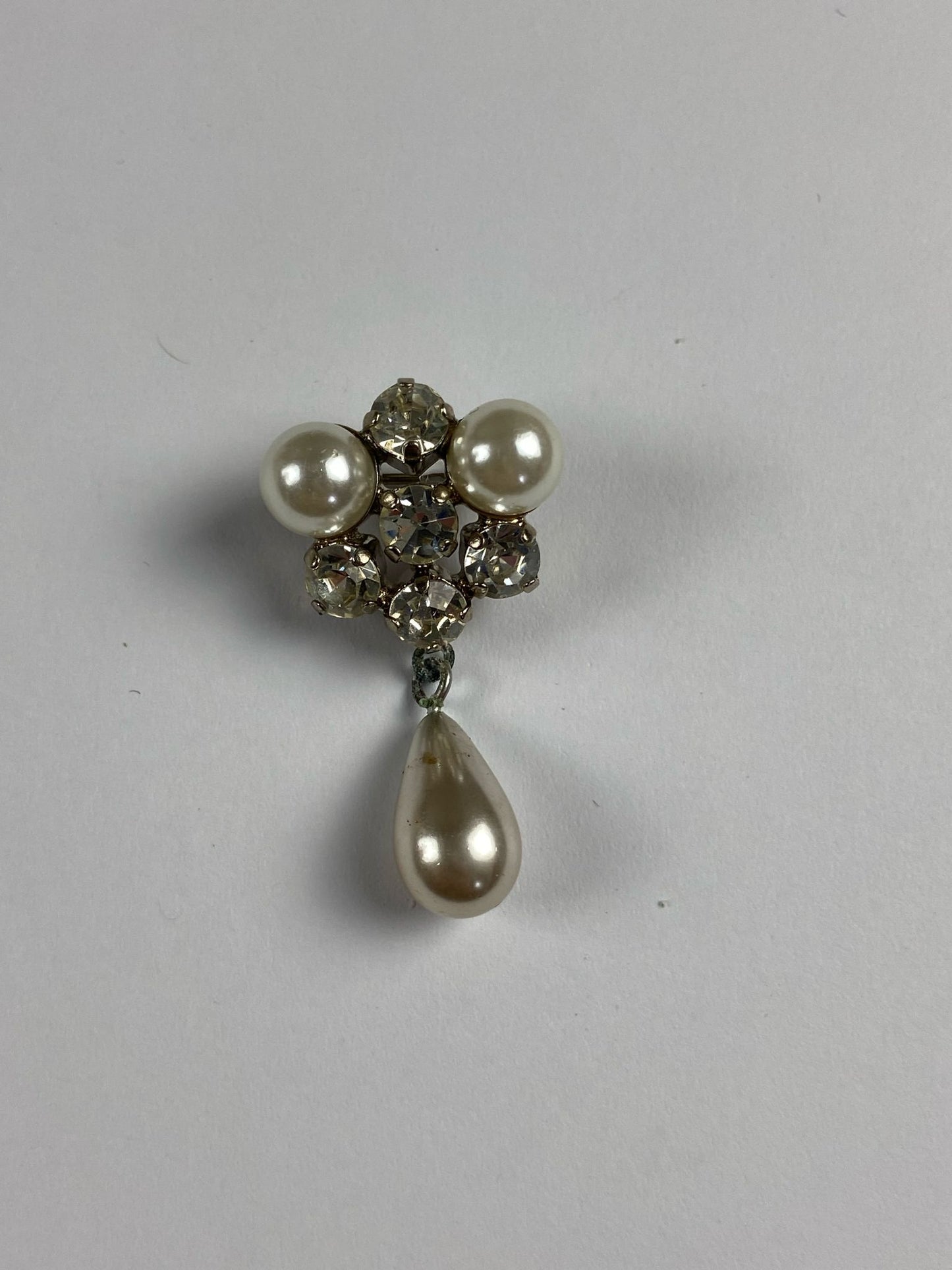 8750 Vintage Swarovski Kristallen Brosche 39mm