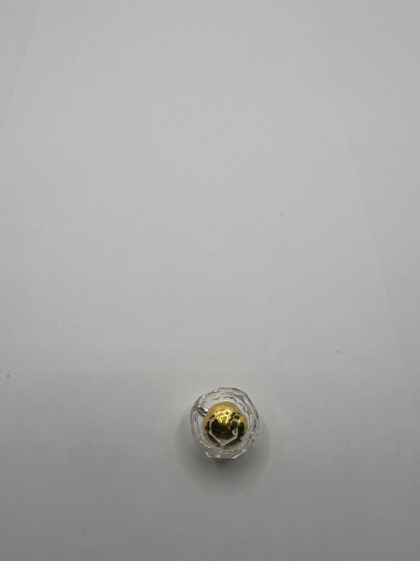 5981 Vintage Kunststoff Perle 19mm
