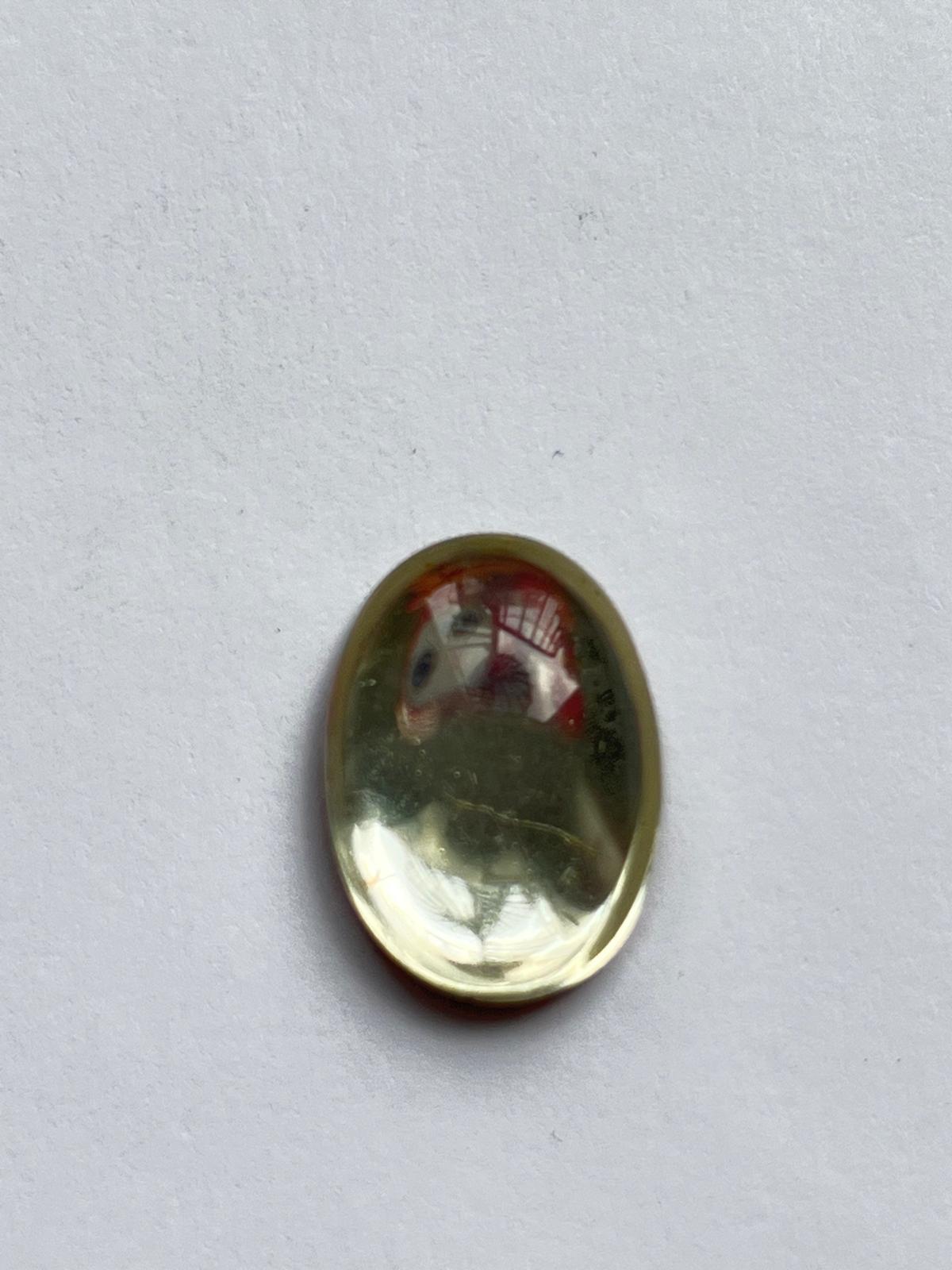 5823 Vintage Kunststoff Oval Cabochon 22mm