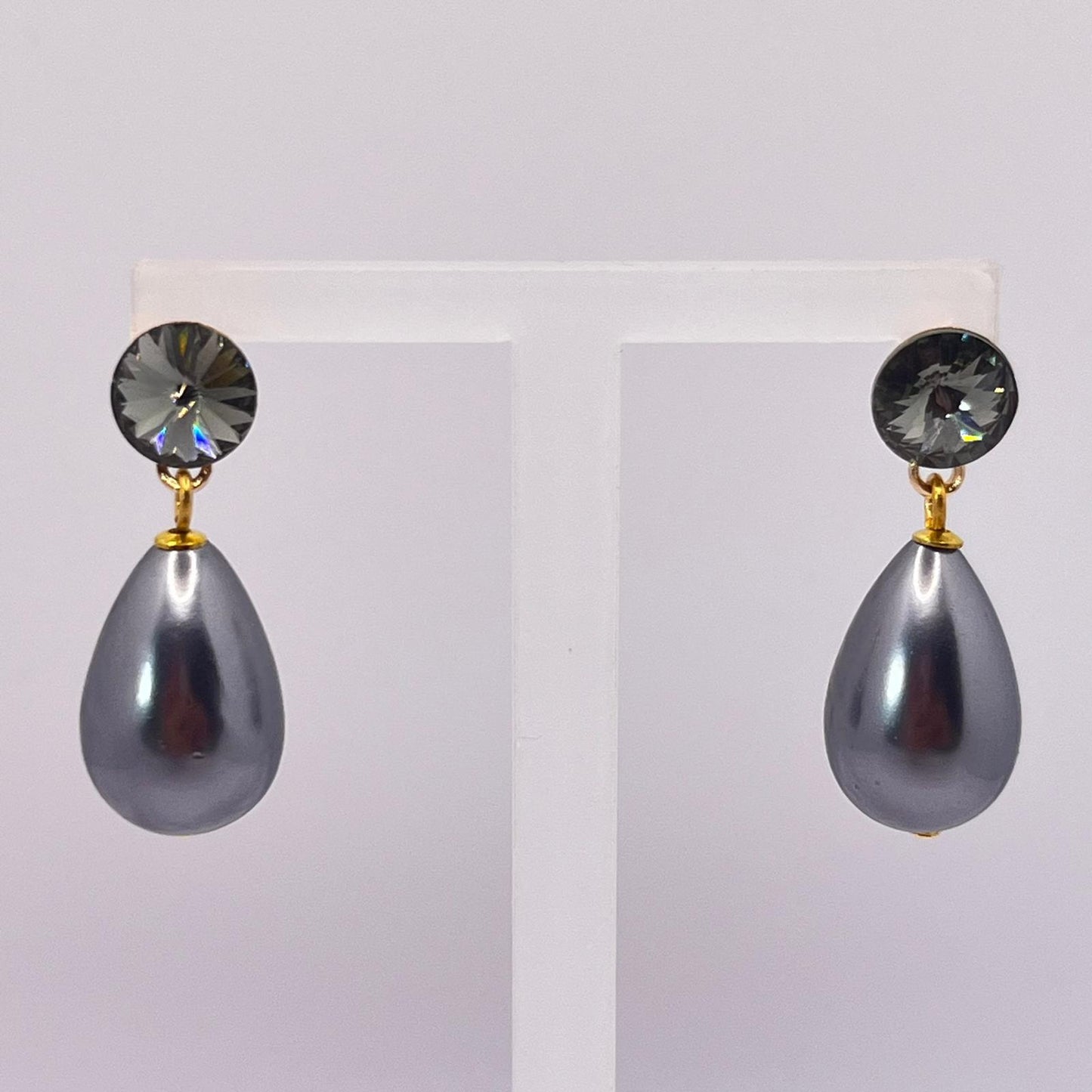 30732 Vintage Swarovski Kristallen Ohrstecker 30mm