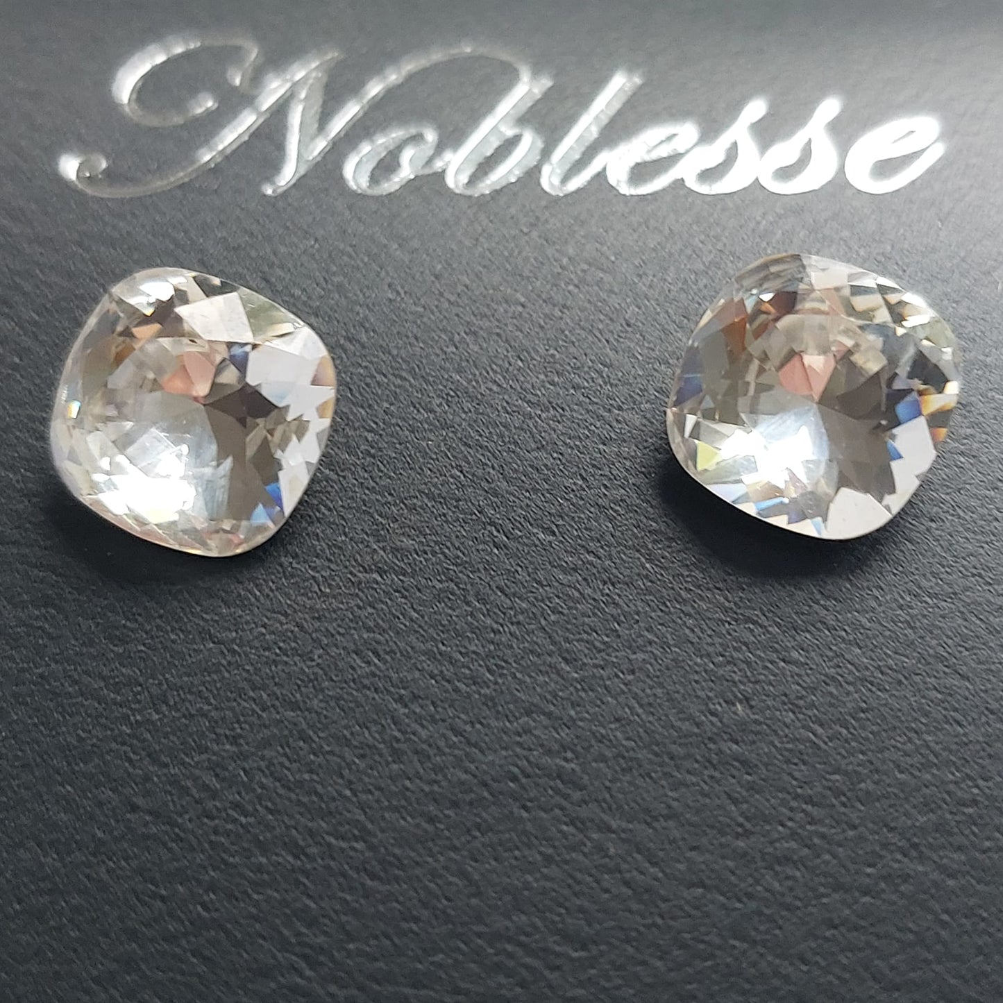 Original Vintage Noblesse Crystal Kollektion Ohrringe 10mm