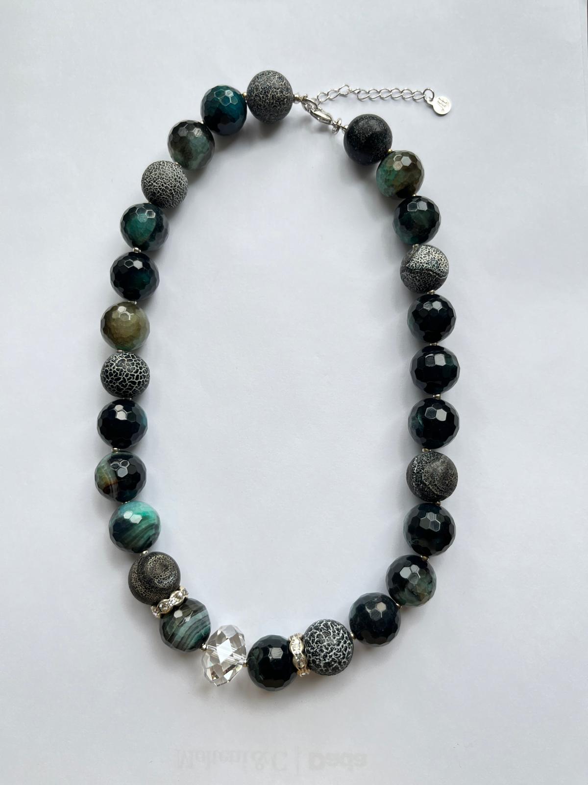 6061 Vintage Swarovski Kristallen Perlenkette 47cm