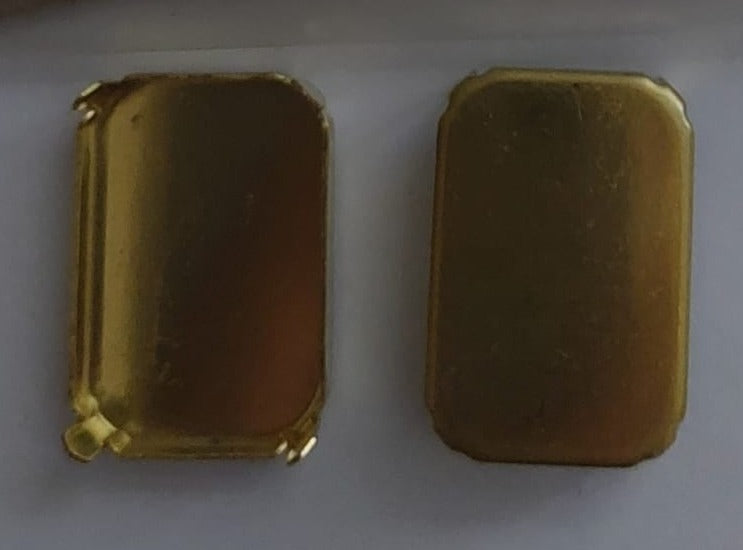 Swarovski® Fassung Octagon Gold 27mm