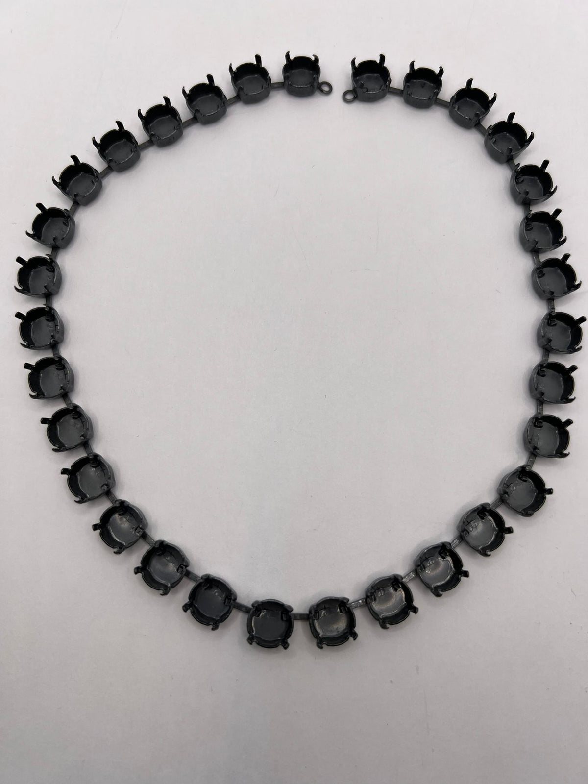 6481 Vintage leerer Kette zum Befüllen mit Swarovski Kristallen 37cm