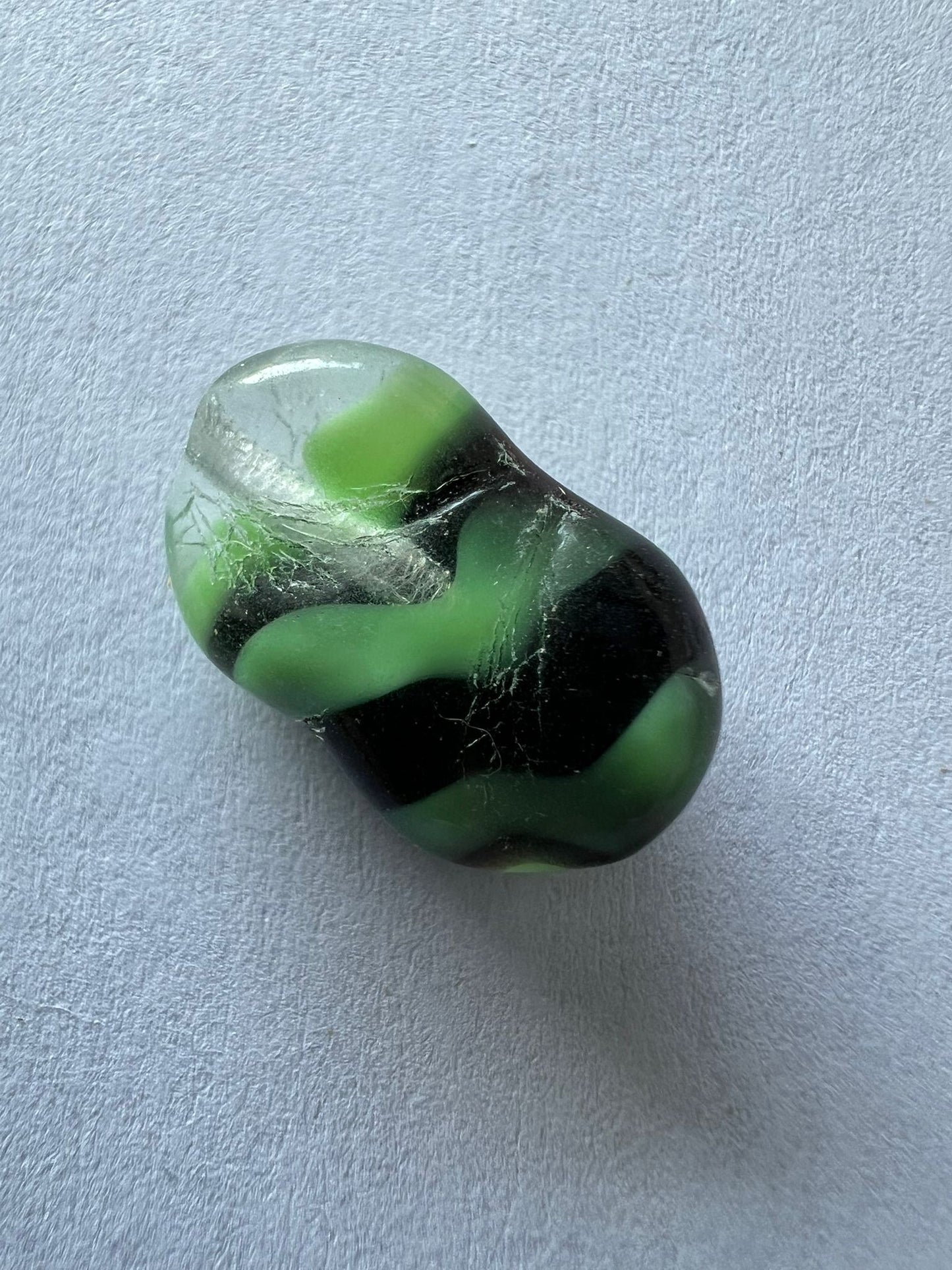 5684 Vintage Acryl Perlen Grün 17mm
