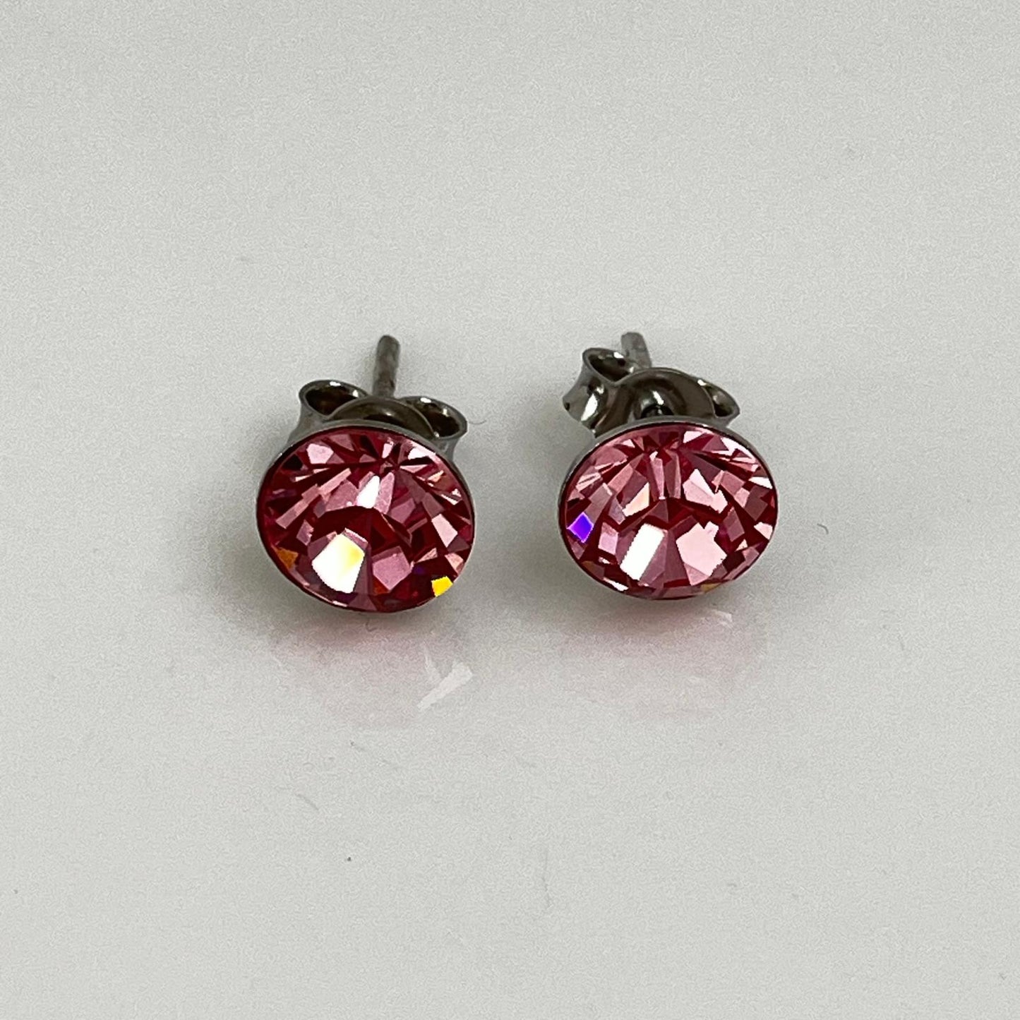 30361 Vintage Swarovski Kristallen Ohrstecker 8mm
