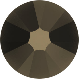 Swarovski® Nail Crystals Flat Rund Jet Nut SS30