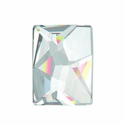 Swarovski® Flatback Cosmic Crystal 8x6mm