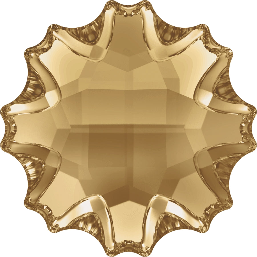 Swarovski® Flatback Jellyfish Golden Shadow 10mm