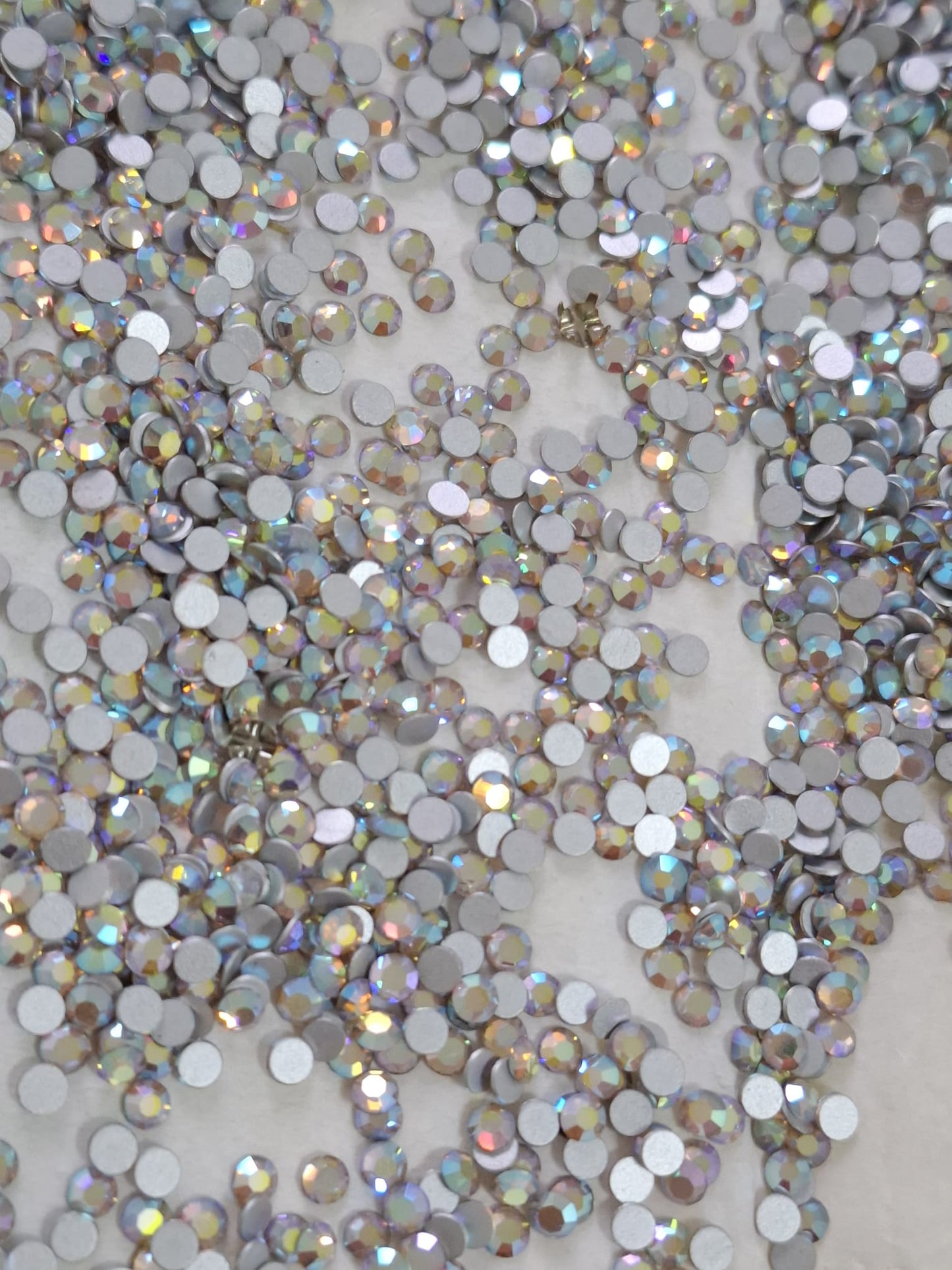 Swarovski® Flatback Rund Aurore Boreale SS20