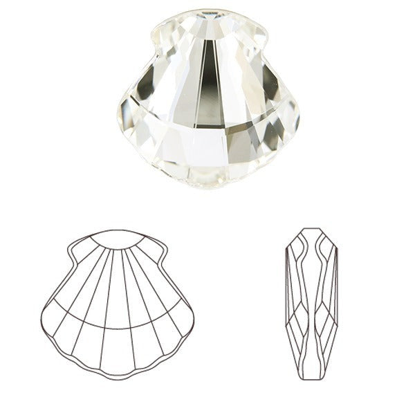 Swarovski® Fancy Shell Crystal 36x14mm