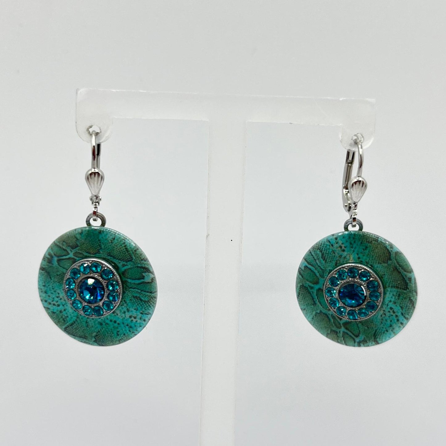 30794 Vintage Swarovski Kristallen Ohrhänger 20mm