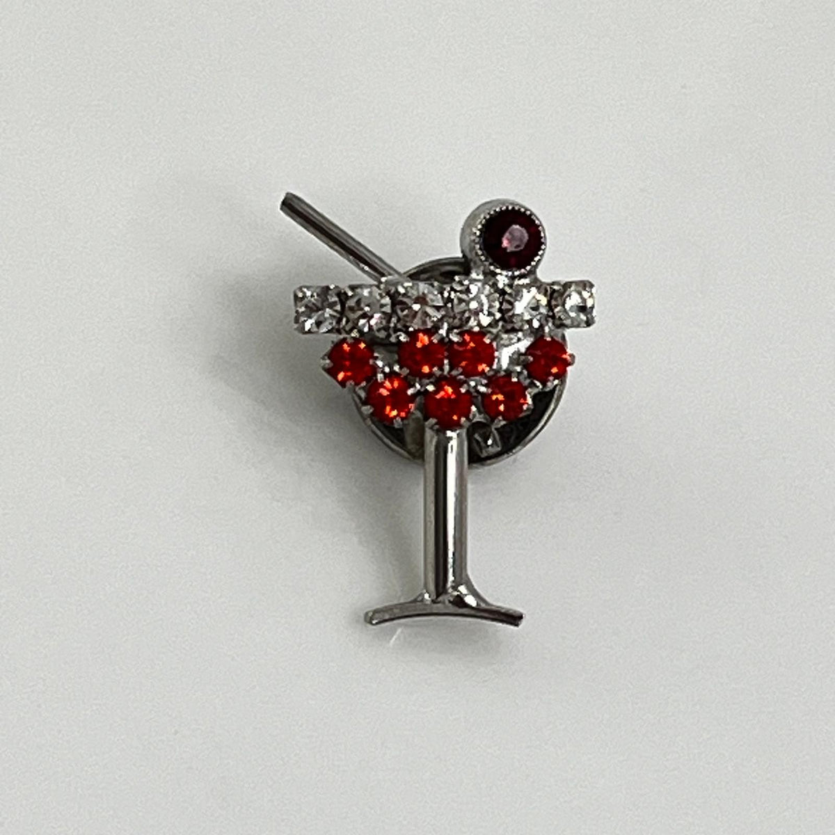 8613 Vintage Cocktail Swarovski Kristallen Brosche 22mm