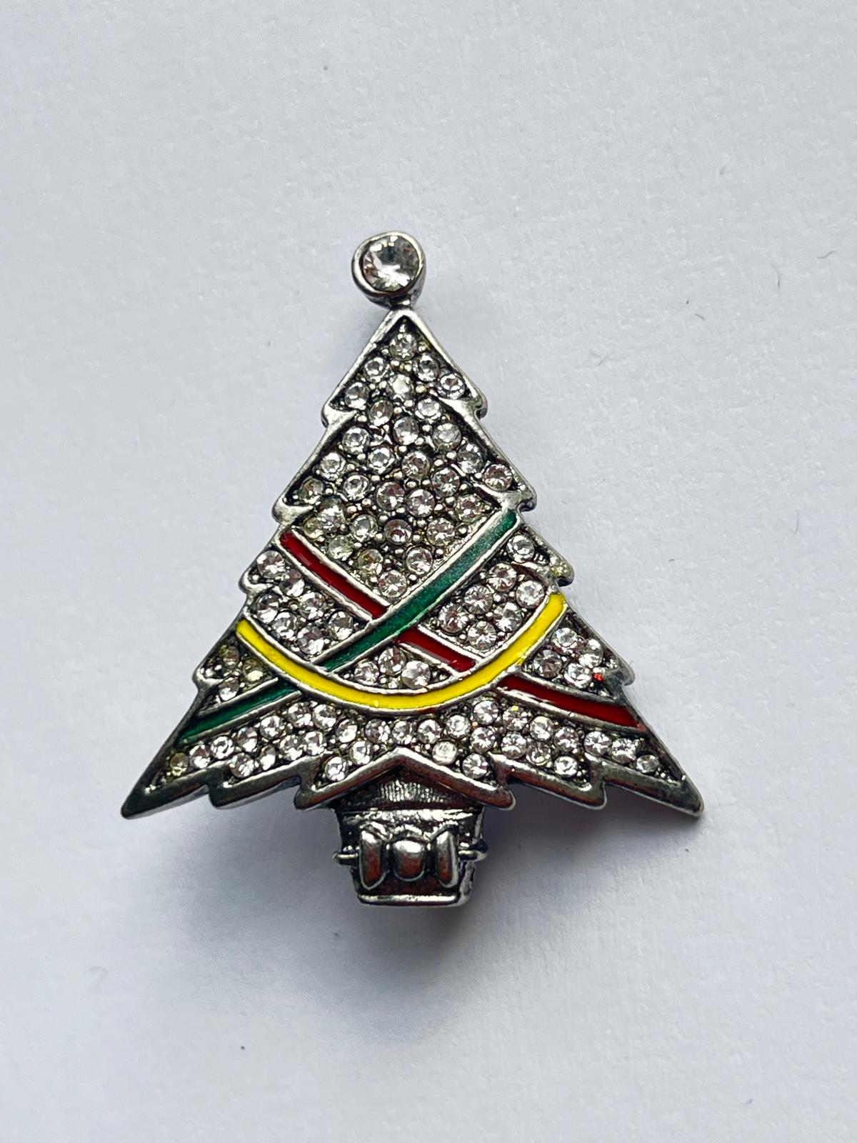 8580 Vintage Swarovski Kristallen Brosche 35mm
