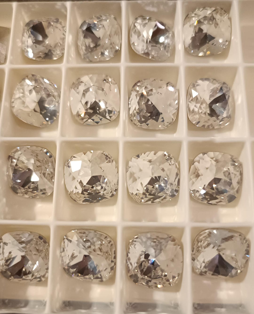 Swarovski® Fancy Cushion Square Crystal 10mm