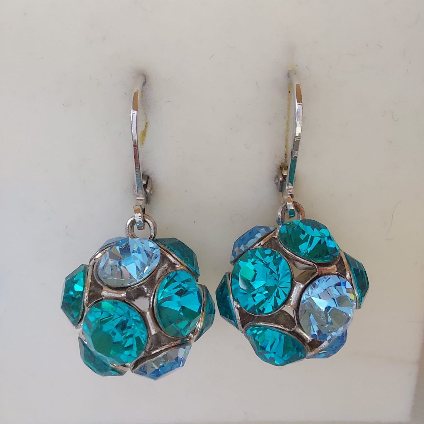 3785 Vintage Earring mit Swarovski Crystals