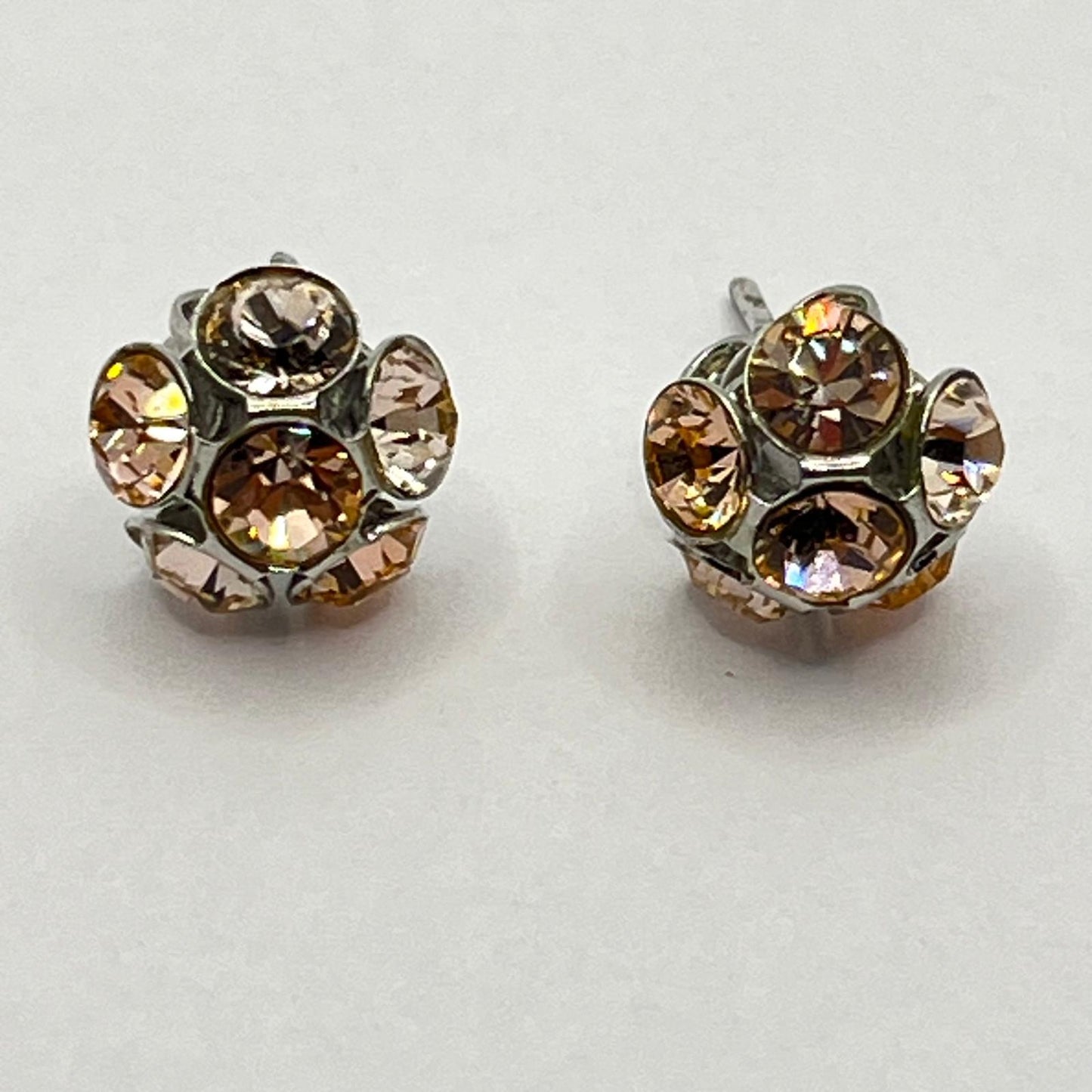 30682 Vintage Swarovski Kristallen Ohrhanger 9mm