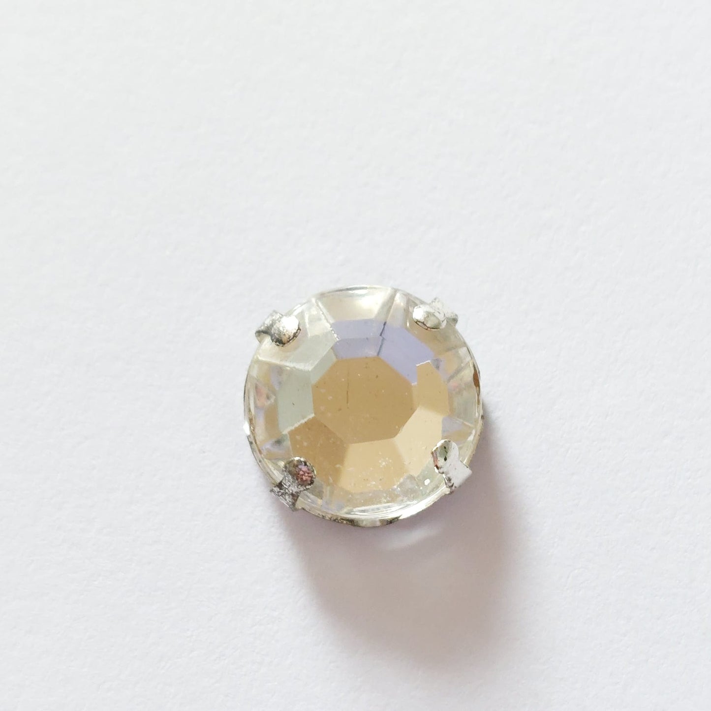 4329 Kristallsteinknopf zum Annähen 9mm