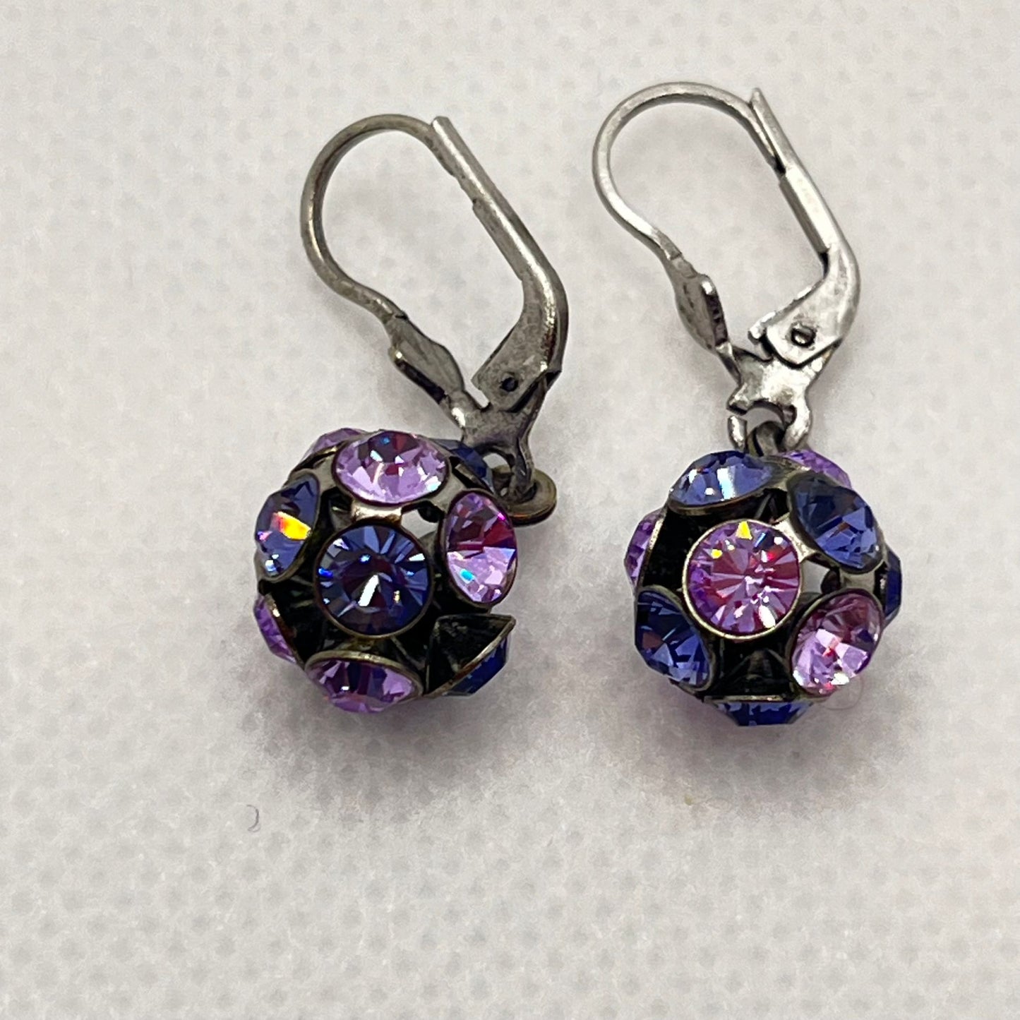 30487 Vintage Swarovski Kristallen Ohrhanger 10mm