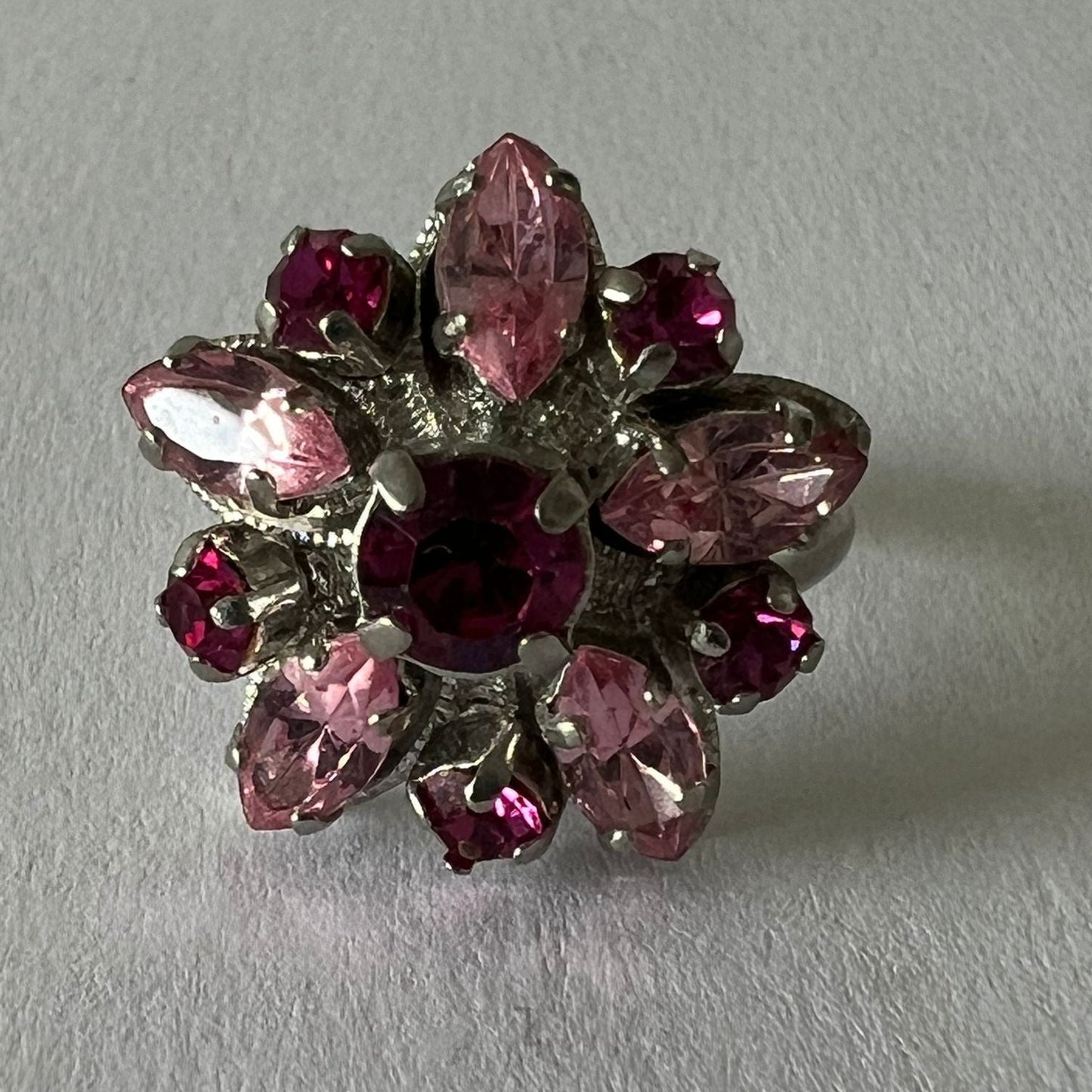 9757 Vintage Swarovski Kristallen Ring 20mm